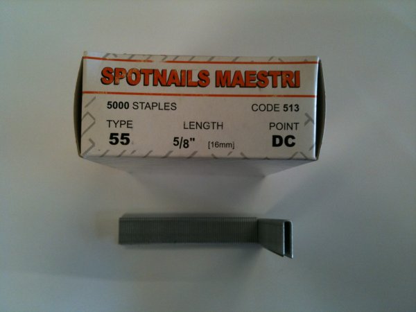 Spotnails Maestri 16mm Staples (5,000 Per Box)