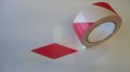 Photo of Red And White Sticky Hazard Tape